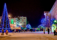 Новогодние огни древнего города