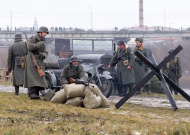 Военно-историческая реконструкция, посвященная боям 1941 года за город Елец