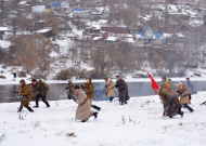 Военно-историческая реконструкция, посвященная боям 1941 года за город Елец