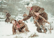 Военно-историческая реконструкция, посвященная боям 1941 года за город Елец